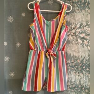 Colorful Striped Kids Romper